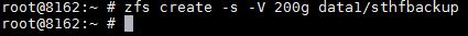 pve-zsync rsync.net create volume