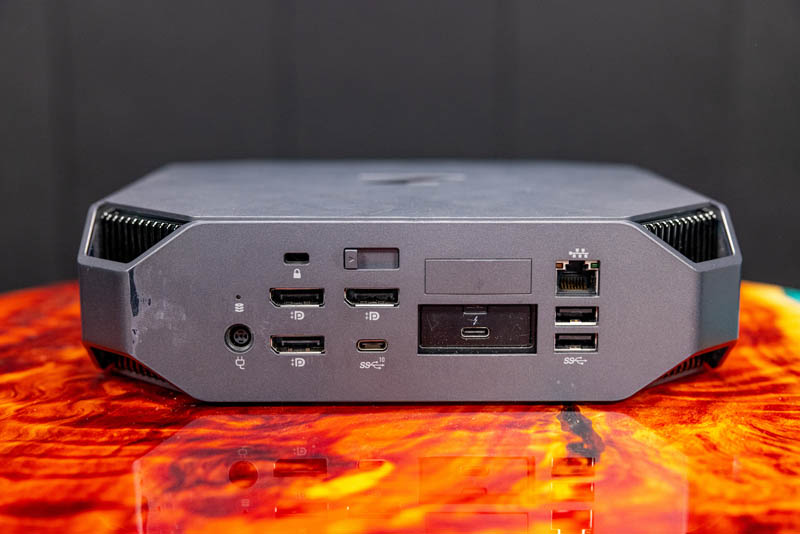 HP Z2 Mini G4 Rear Ports 1