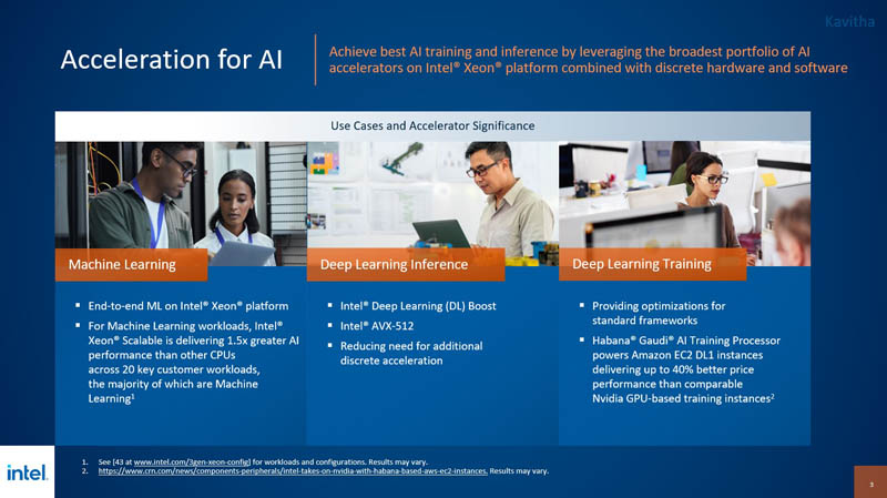 Intel Chalk Talk Acceleration 2022 AI