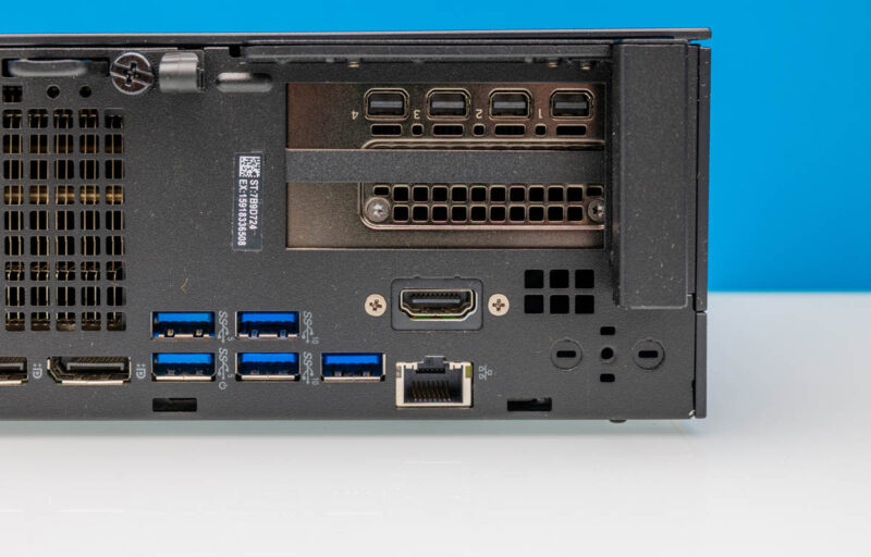 Dell Precision 3280 Compact Rear HDMI And 1GbE NIC