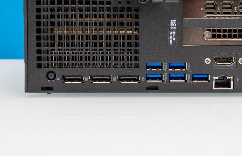 Dell Precision 3280 Compact Rear Video Out And USB