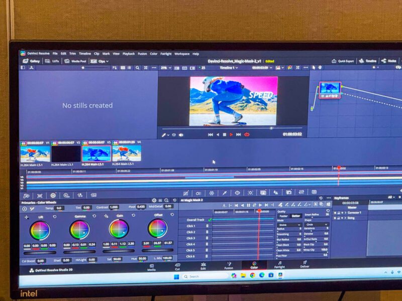 Intel Panther Lake Running DaVinci Resolve 20 At Computex 2025 1